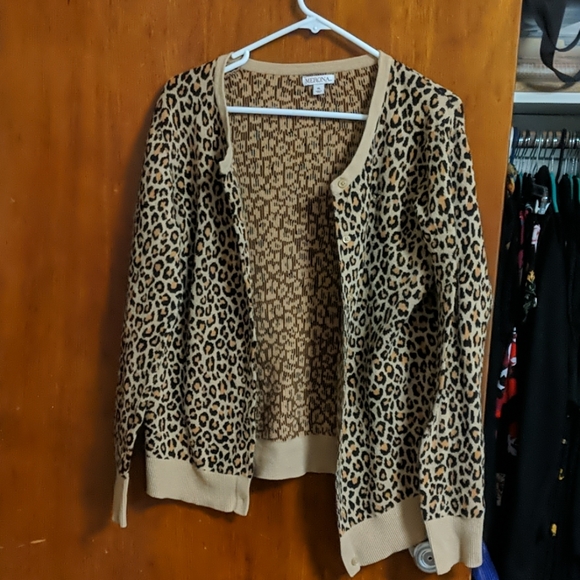 animal print cardigan target